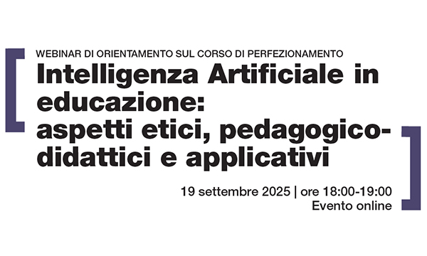 Webinar Corso di Perfezionamento 2025-2026